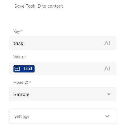 Cognigy_UiPath_Action_Center_Get_Tasks_Node_Add_to_Context_settings.png