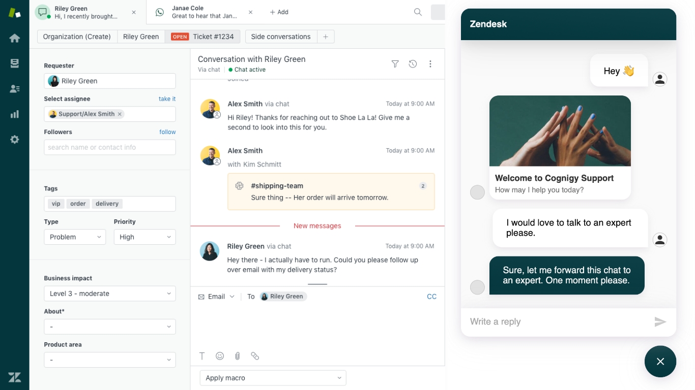 zendesk chat ios